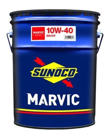 SUNOCO スノコ エンジンオイル MARVIC マービック 10 W 40 20 L缶 L 20リットル ペール缶 オイル 交換 オイル缶 油 エンジン油 車検 車 オイル交換 ポイント消化