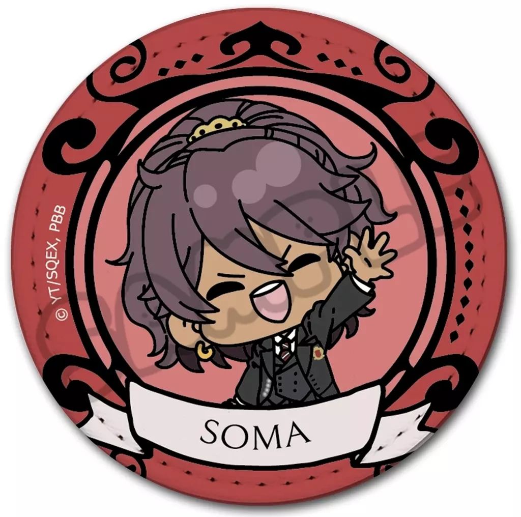 【中古】バッジ 中古】バッジ・ビンズ M-C(ソーマ・アスマン・カダール) レザーバッジ