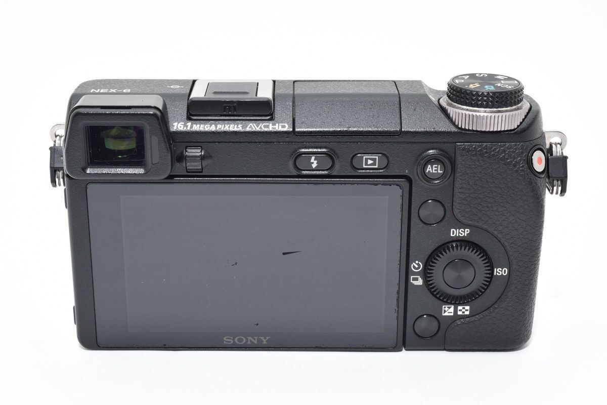  ショット数4762回 SONY NEX-6 ブラック ボディ AYM 4742 220 ミラーレス一眼 デジタルカメラ