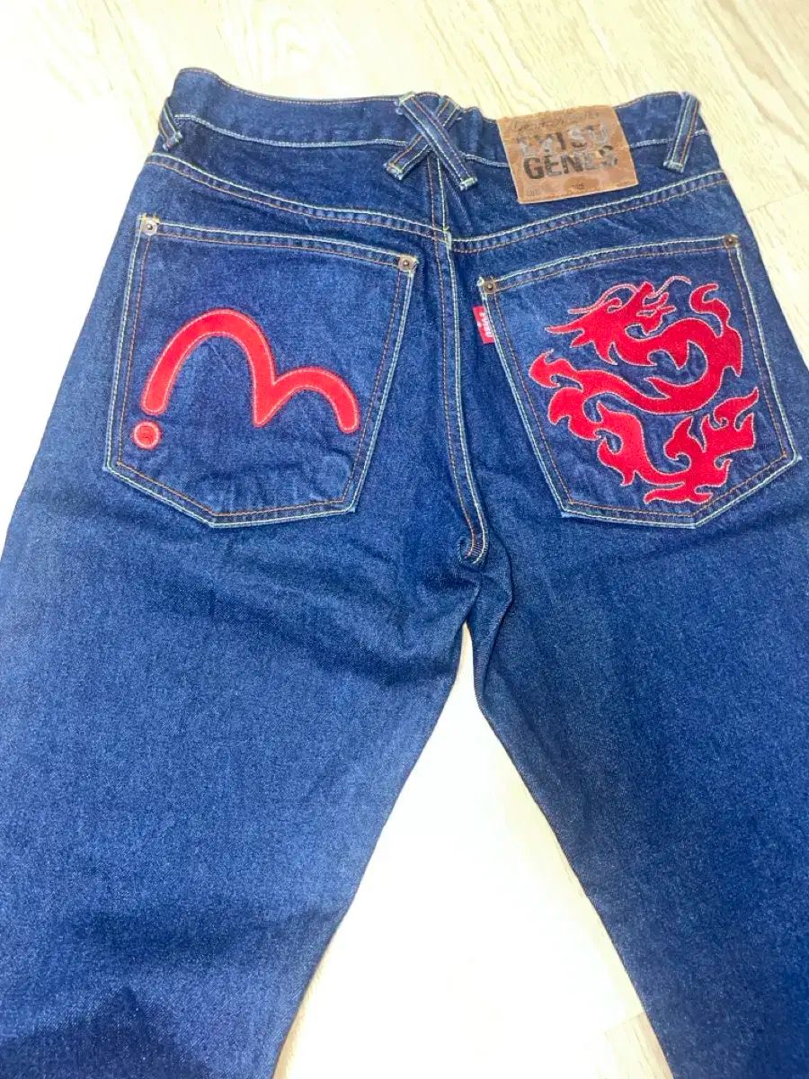 【最終値下げ】EVISU(エヴィス) みかん No.2 2001大黒 カモメ刺繍 限定品】エビスジーンズ #2001 NO.2 みかん耳オレンジカモメ大黒 EVISU
