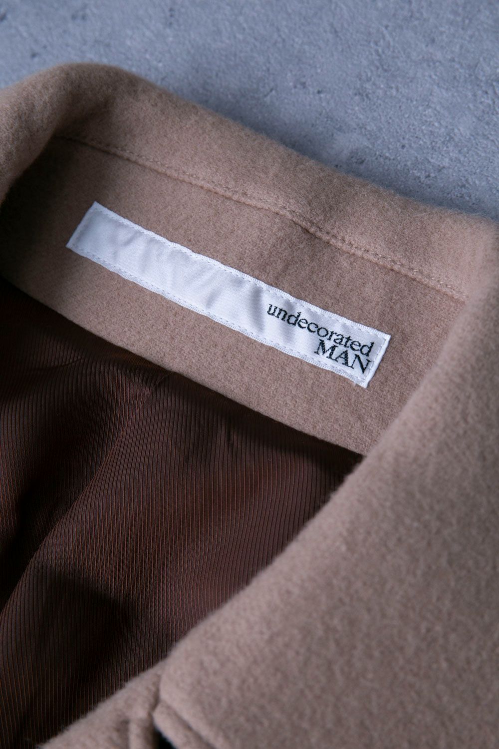 【美品】UNDECORATEDMAN アンデコレイテッドマン コート UNDECORATED（アンデコレイテッド） ステンカラーコート コート メンズ