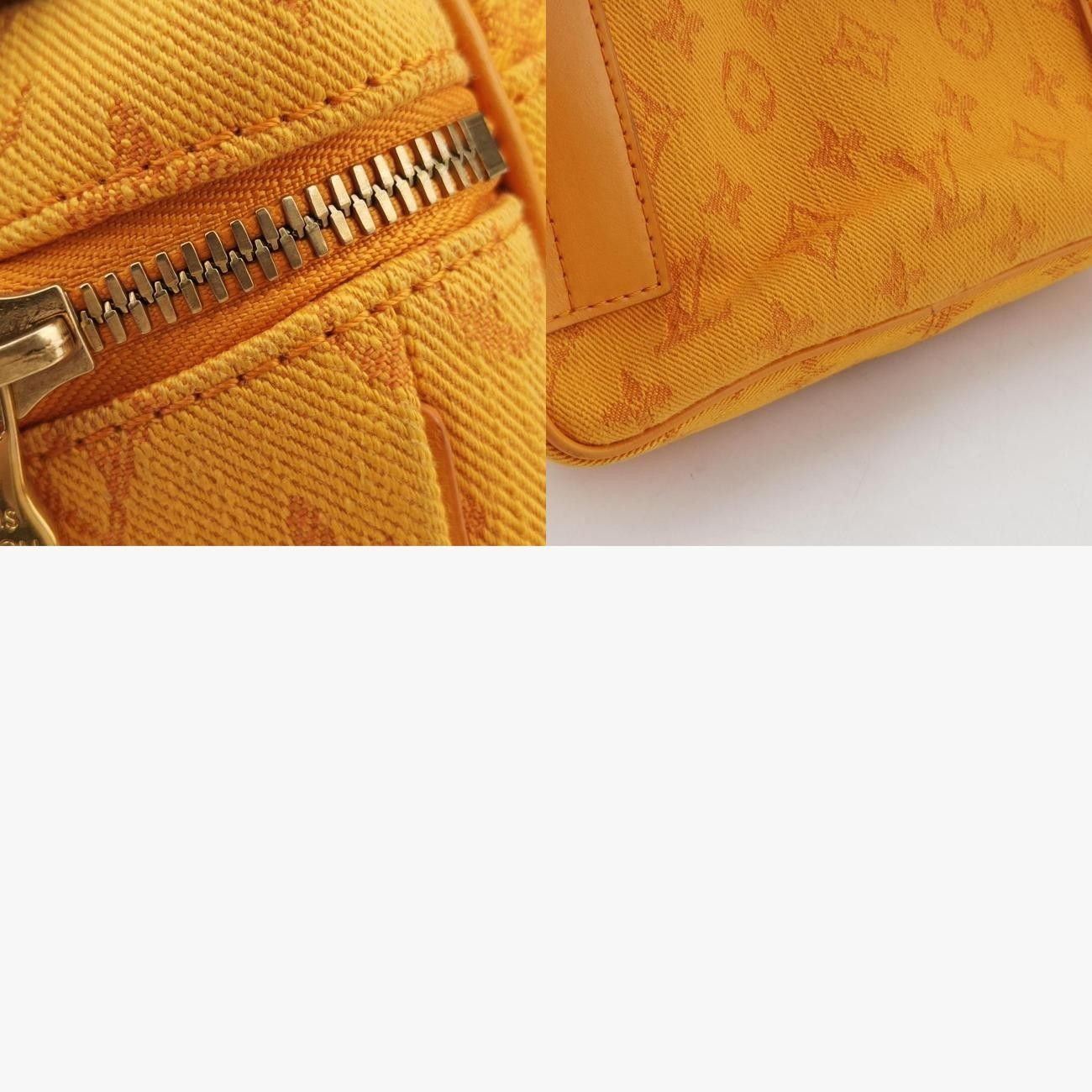 ルイヴィトンLouis VuittonバムバッグアウトドアオレンジデニムM44623FO2149 ICチップ DECORATOM_COM_BR