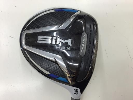 テーラーメイド SIM MAX 5W フェアウェイウッド FW TENSEI BLUE TM50 FW フレックスS メンズ 男性用 右利き 右用 Cランク ゴルフクラブ