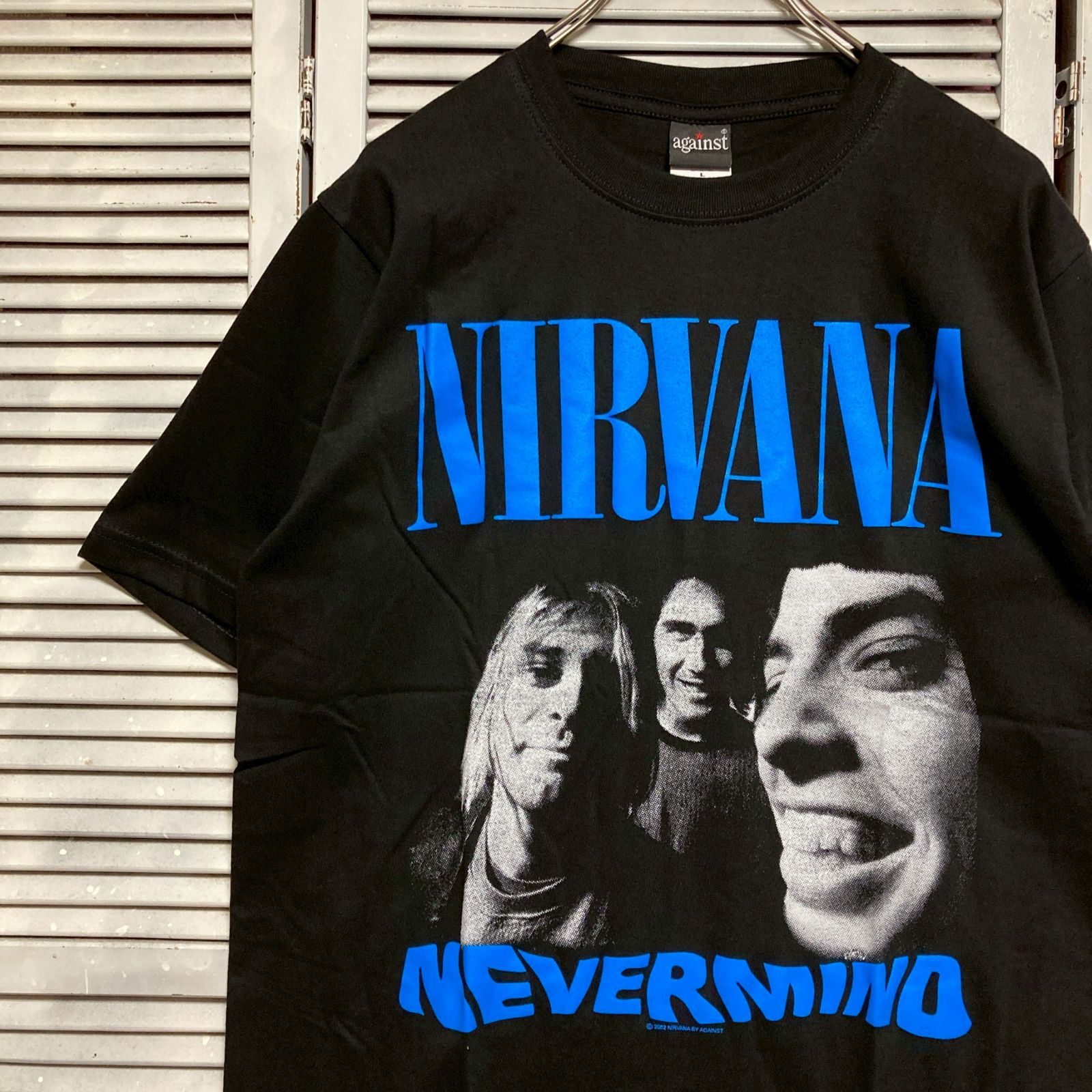 NIRVANA ネバーマインド カートコバーン Tシャツ ブラック サイズXL ⭐︎ ニルバーナ NIRVANA ネバーマインド カートコバーン 黒 赤ちゃん