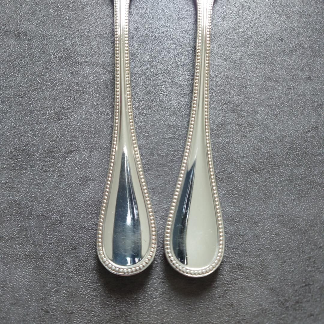 クリストフル パール ソーススプーン 2点