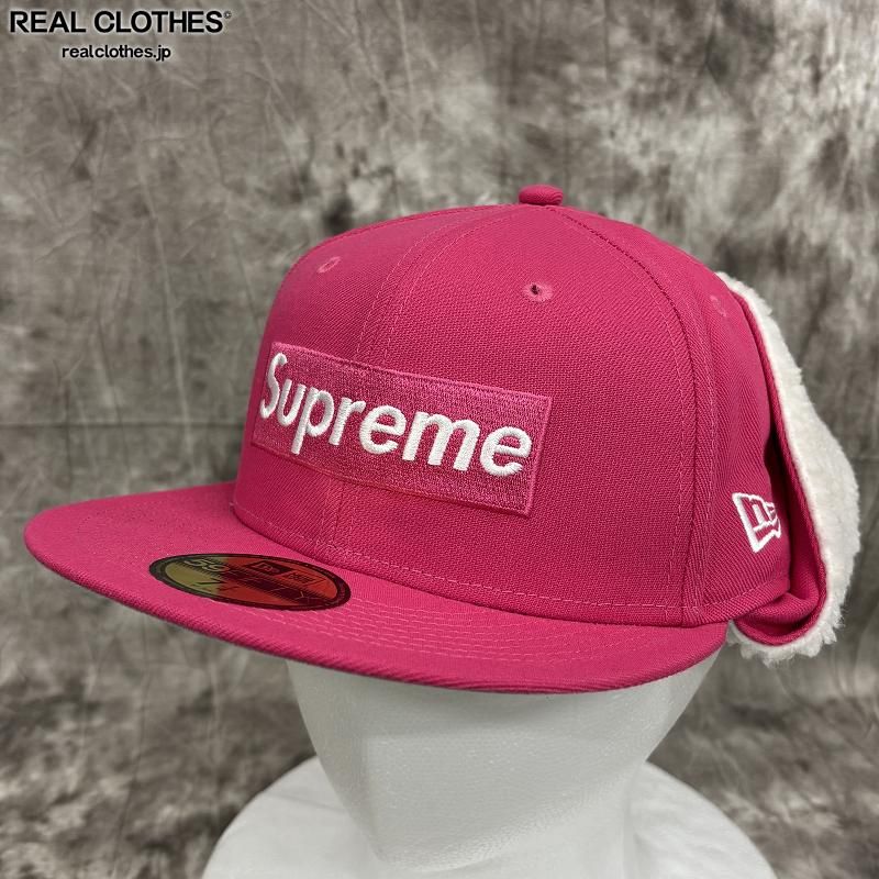 Supreme×NEW ERA シュプリーム×ニューエラ 21AW Earflap Box Logo Cap イヤーフラップボックスロゴキャップ