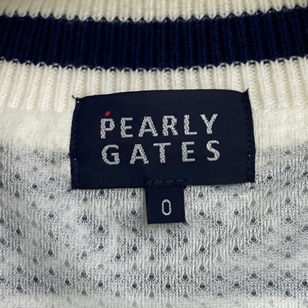 サイズ：0 PEARLY GATES パーリーゲイツ ウール混 ニットジップ