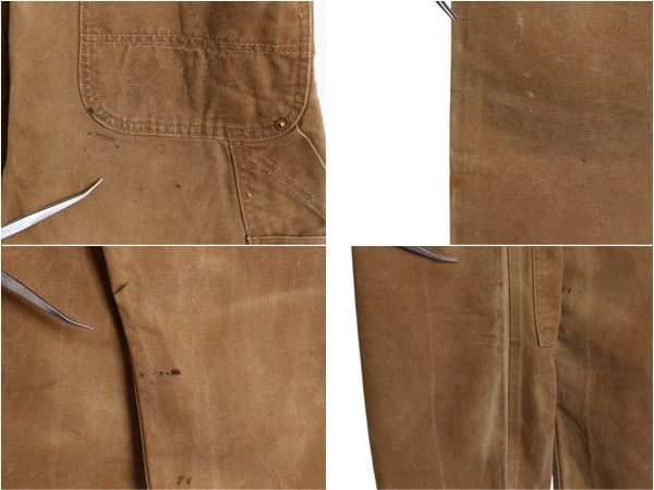 V*様 カーハート ダブルニー 実寸W35 L29 USA製 ブラック お得な