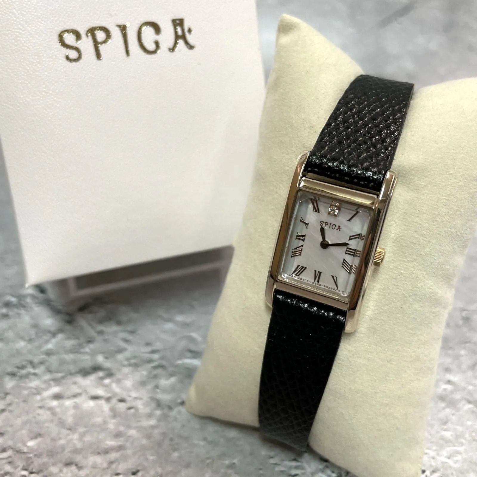 SPICA SPI53-PG/BK SPICA スピカ 腕時計 ソーラー レディース