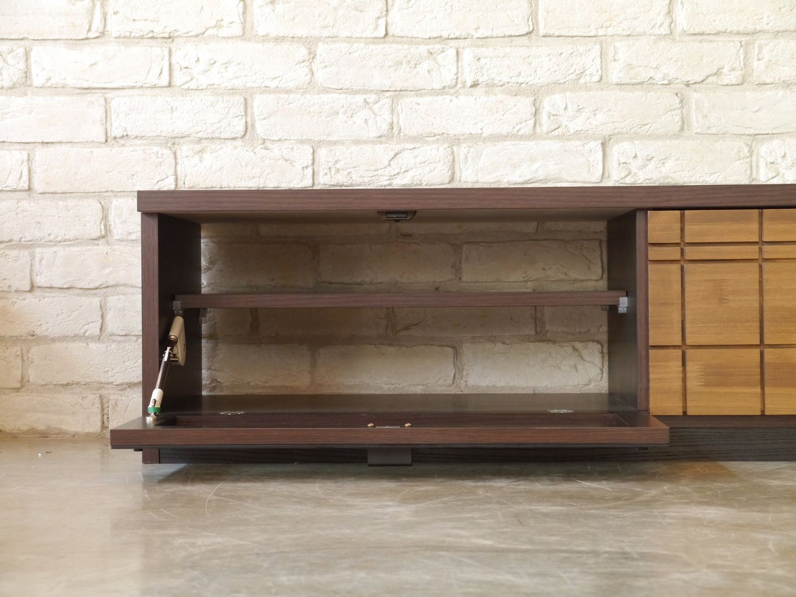 大川家具 GART ローボード セパ 155cm幅 ブラウン 大川家具 GART