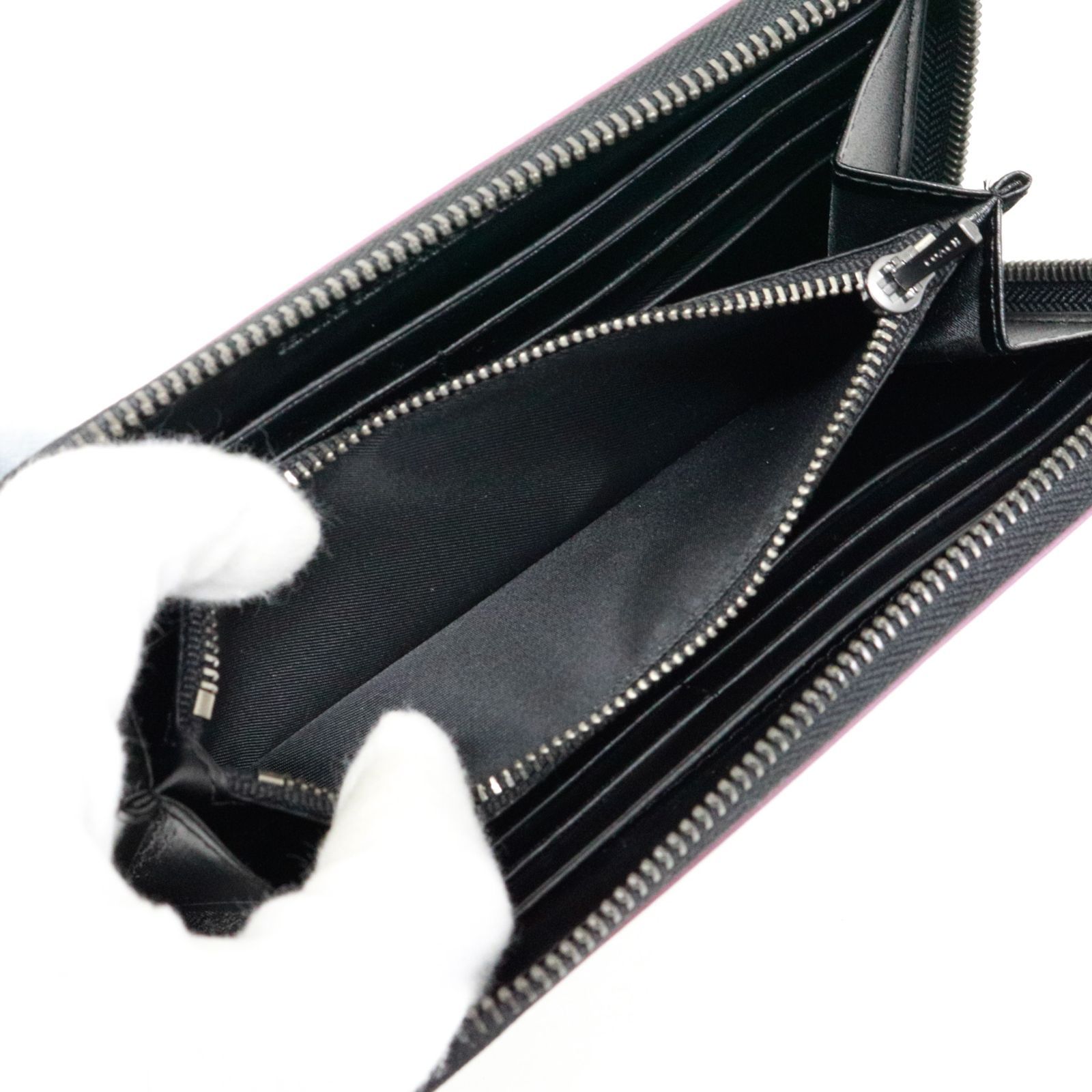 COACH×スペースアコーディオン長財布 型番F10846 はぶけ 