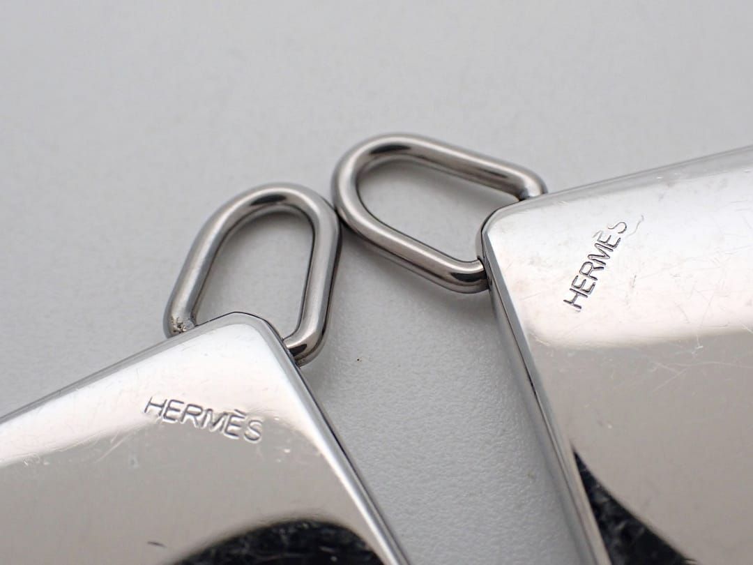 HERMES エルメス チョーカー ネックレス ペア シンボル 太陽 中古B【中古】【大信質舗】【質屋出店】管理番号：C-8916