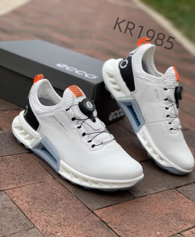 新品未使用 ECCO MEN'S BOA シューズ ゴルフシューズ メンズ スニーカー EU39-EU44 ホワイト