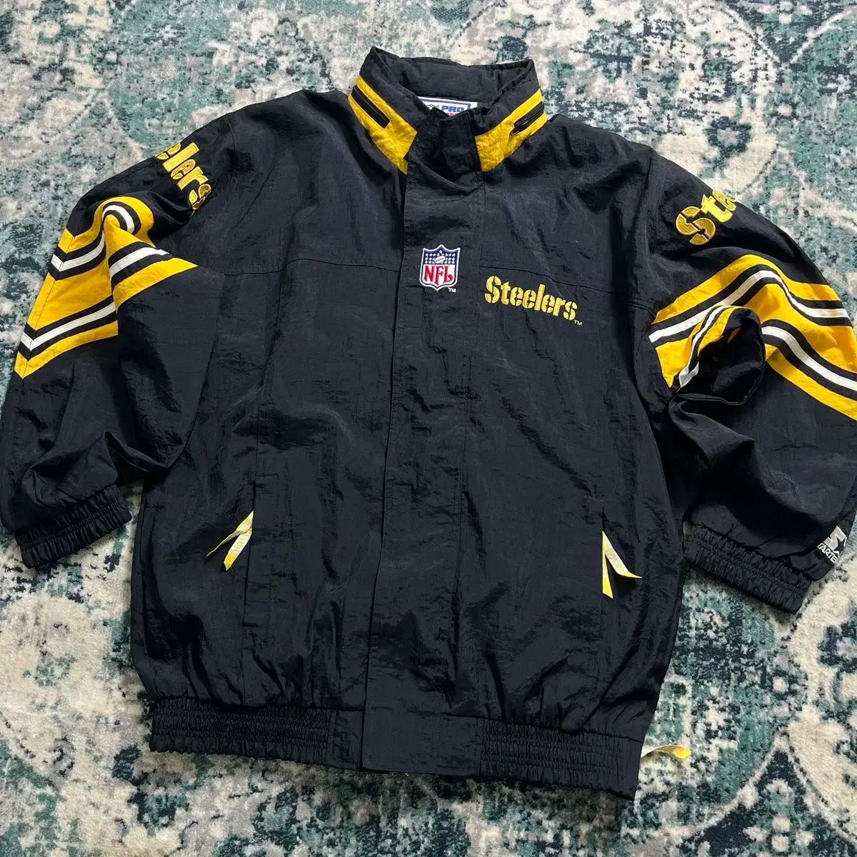 Steelers Starter Pittsburgh Med Full Gem 90s NFL Pro Line Starter