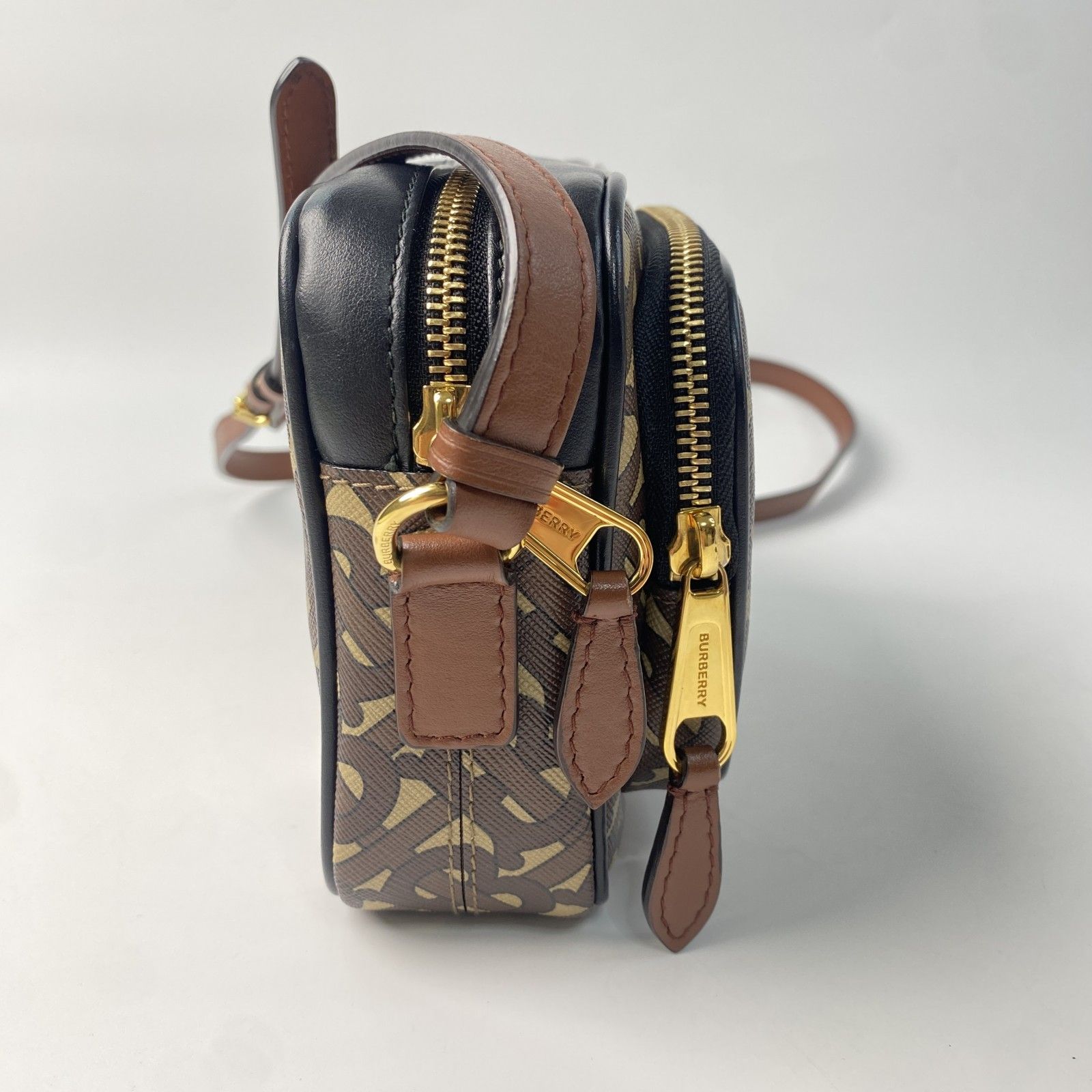美品 バーバリー Burberry レディース モノグラム ショルダーバッグ 斜 
