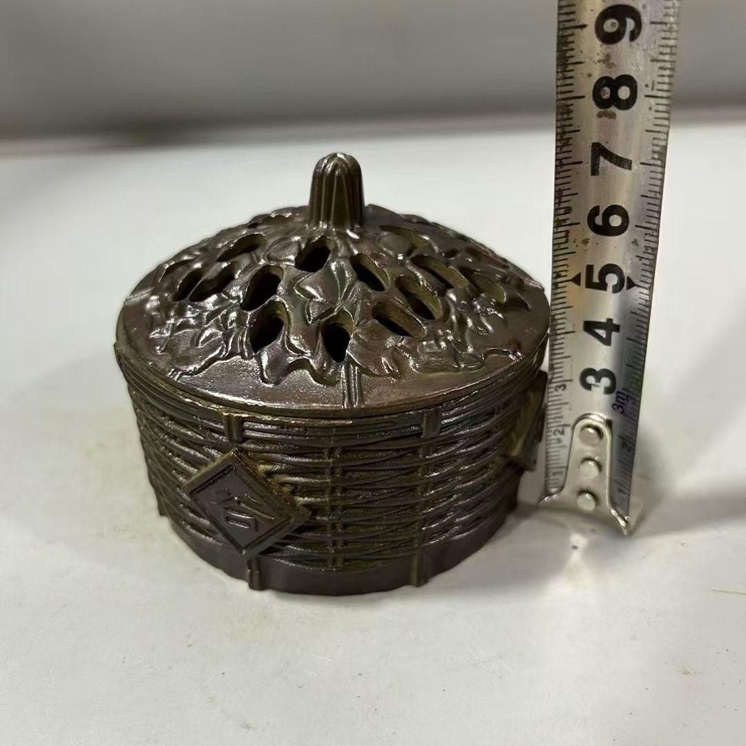 銅細工 薫炉 蓮華五穀豊穣香炉 香道具 装飾品 工芸品 美術品 銅細工 薫炉 蓮華五穀豊穣香炉 香道具 装飾品 工芸品 美術品