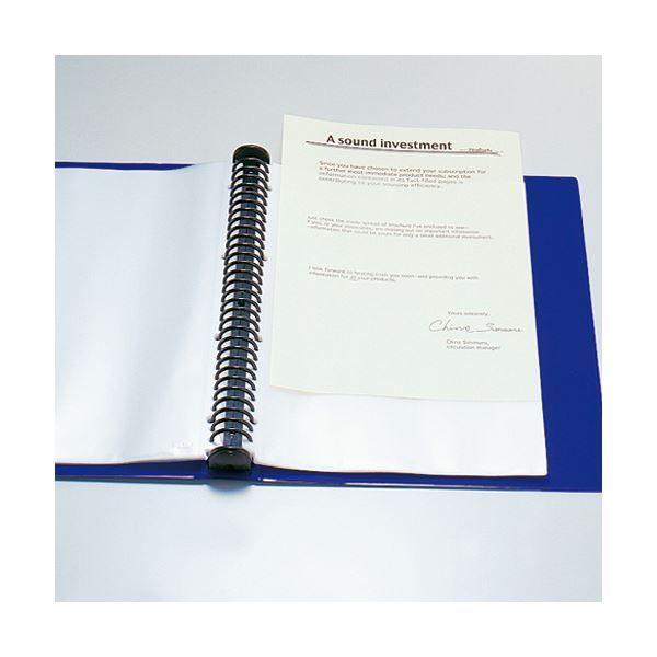 (まとめ) ライオン事務器 クリアーバインダーA4タテ 30穴 40ポケット付属 背幅40mm ブラック CB531K 1冊 (×5) まとめ）ライオン事務器 クリアーバインダーA4タテ 30穴 20ポケット