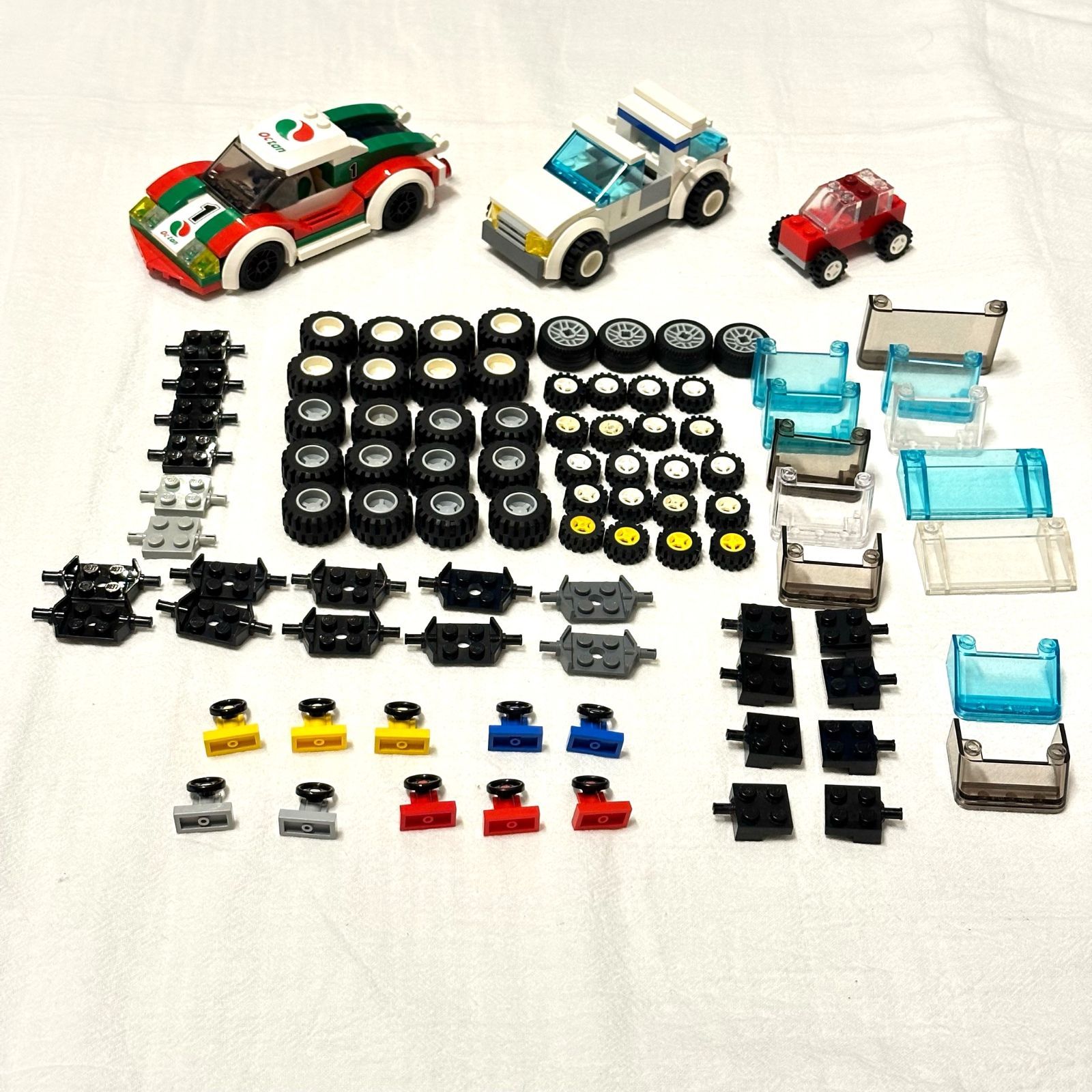 LEGO レゴ 乗り物系 中古 パーツ 車両付き ホイールホルダー タイヤ