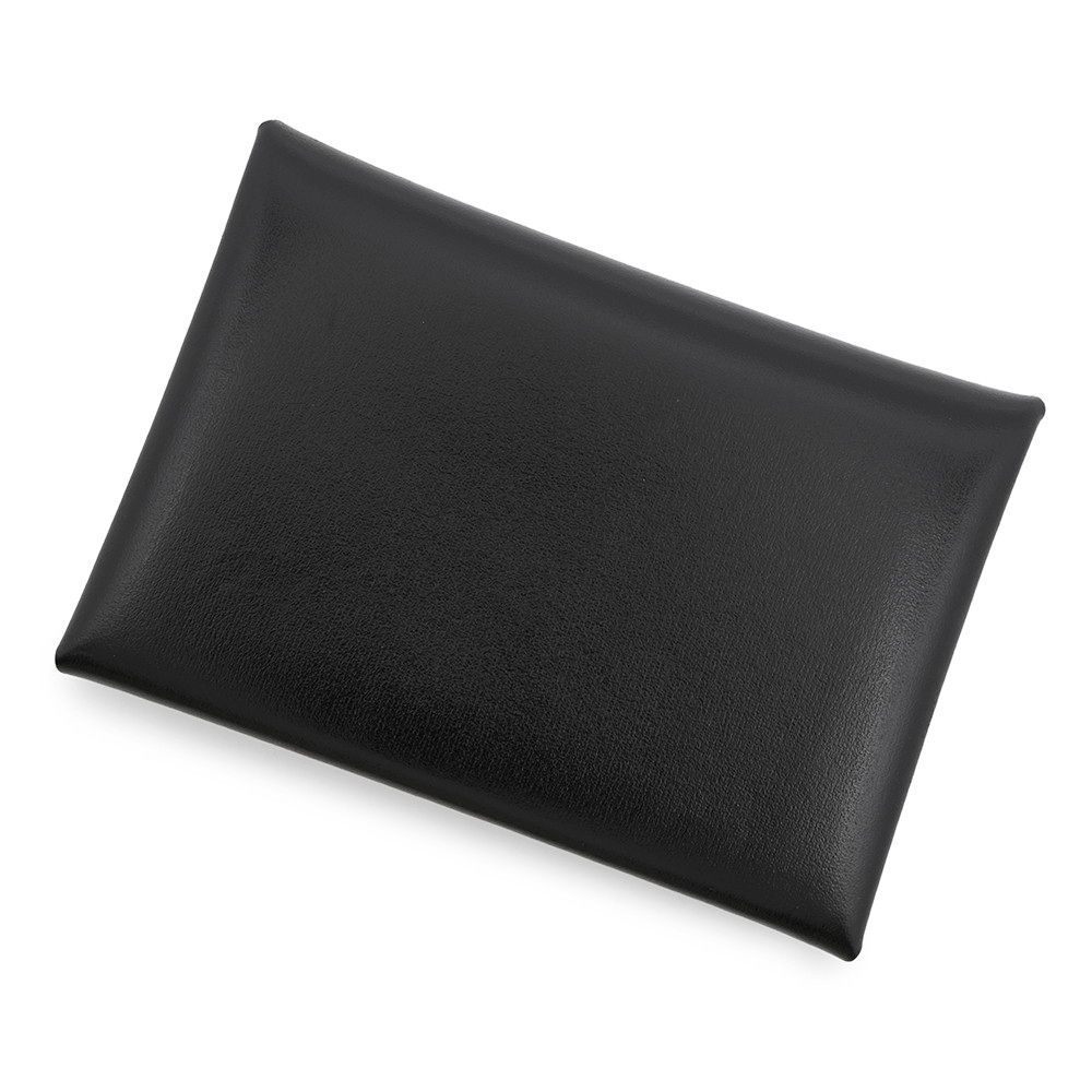 エルメス コインケース カルヴィ デュオ ブラック/シルバー金具