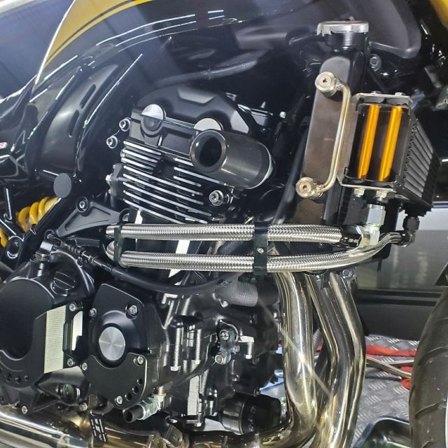 Z900RS 前期 後期 オイルクーラーKIT サイドターンモデル FFCRYSTALESIA_COM