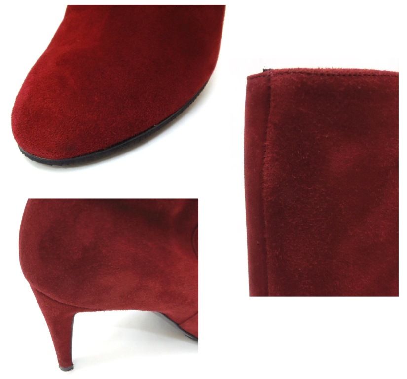 ✨匿名配送✨新品未使用✨PIERRE HARDY✨スエードロングブーツ ピエールアルディ Pierre Hardy ロングブーツ レッド系 スエード 36