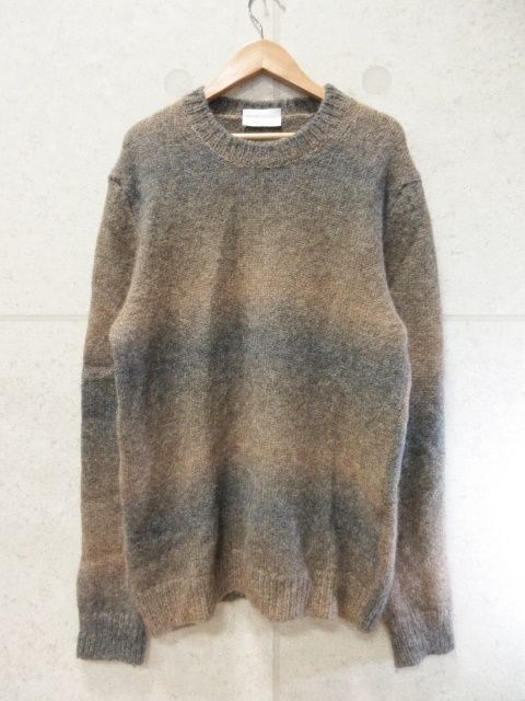 美品 Settefili Cashmere アルパカ 2トーンクルーネックニット 9589_thumbnail.jpg
