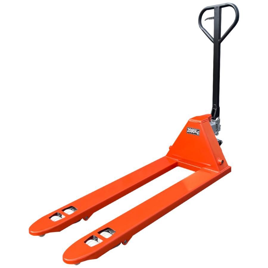 ONE STEP ハンドリフト 2t 低床 パレット用 長爪 ロング フォーク長さ 1190mm 幅560mm 油圧式 ダブルローラー 2000kg