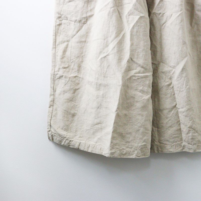 【未使用】ネストローブ　リネンガーゼドッキングブラウス　ベージュ LINEN GAUZE | nest Robe オフィシャルサイト
