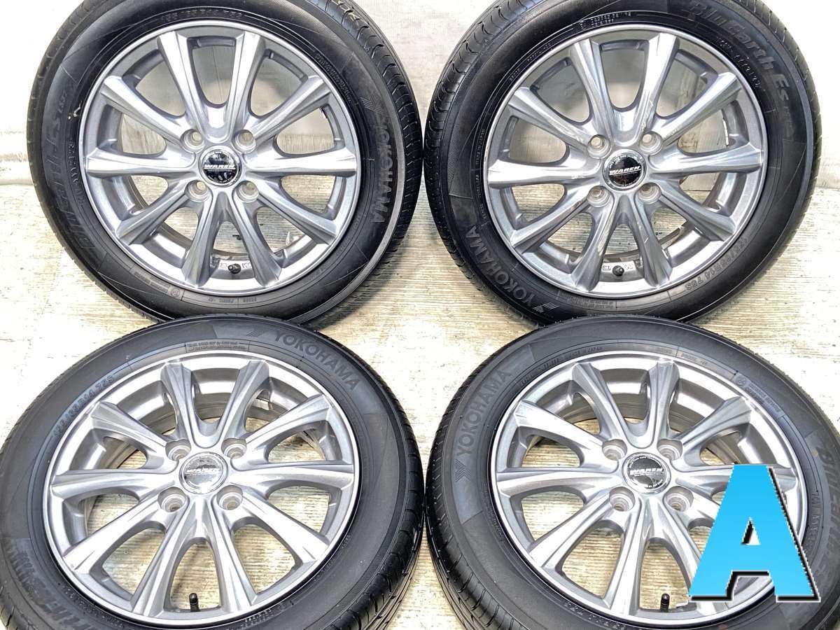 155|65R14 ヨコハマ ブルーアース-ES32 WAREN 14x4.5 45 100-4穴 タイヤ サマータイヤ ホイールセット 4本セット s14250409800