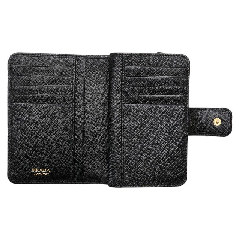 ◆新品◆PRADA◆サボ レザー◆三角ロゴプレート◆ブラック◆国内正規品 プラダ 三角ロゴプレート ブラック サフィアーノレザー