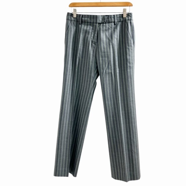90s POLU SMITH ストライプ スラックス ブラック ウール ポールスミス ロンドン Paul Smith LONDON ストライプウール