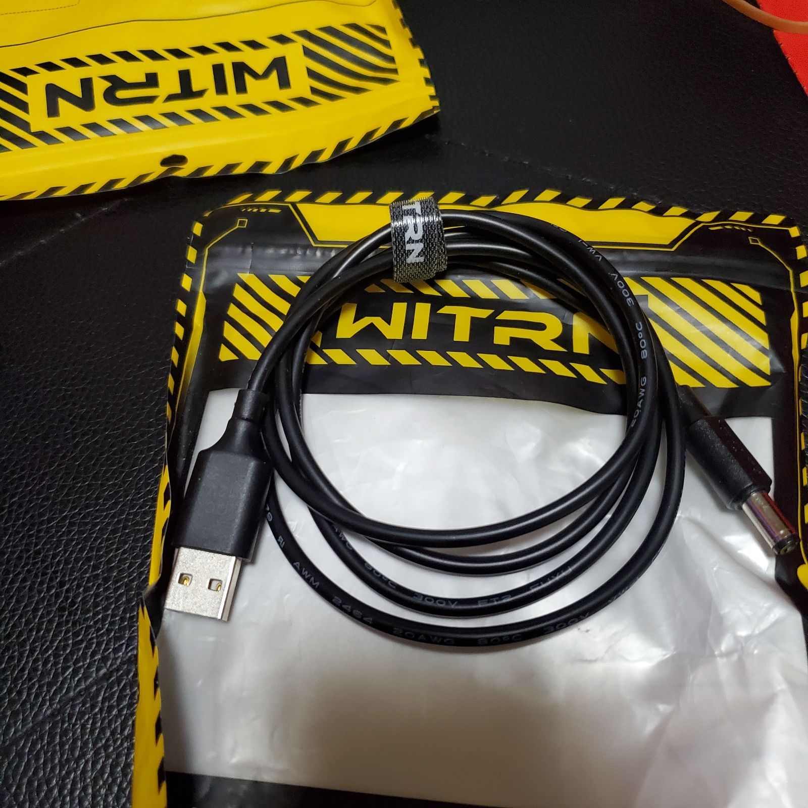 WITRN USB電源ケーブル Type-A QCトリガーケーブル 12V トリガー