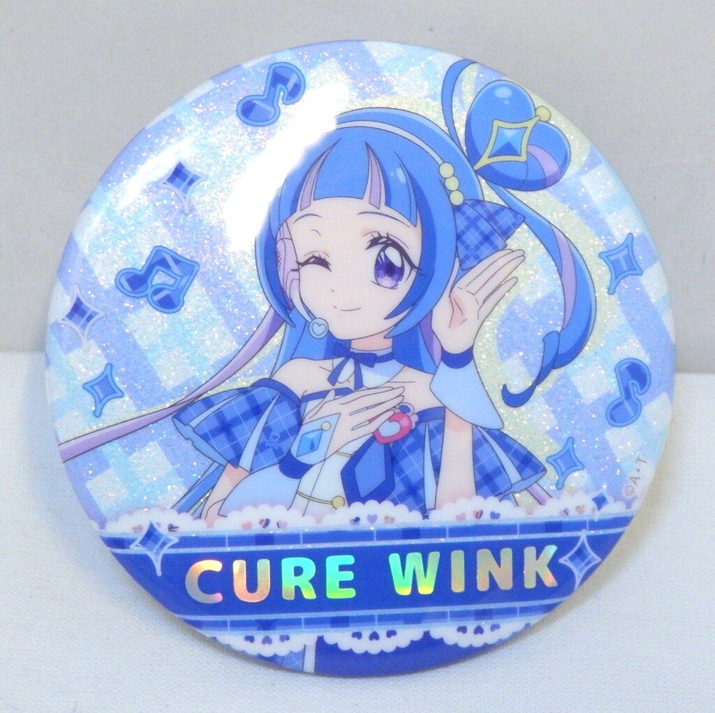 キュアアイドル 缶バッジ　キミとアイドルプリキュア展キミと会える瞬間！ 匿名配送】キミとアイドルプリキュア展 キミと会える瞬間缶