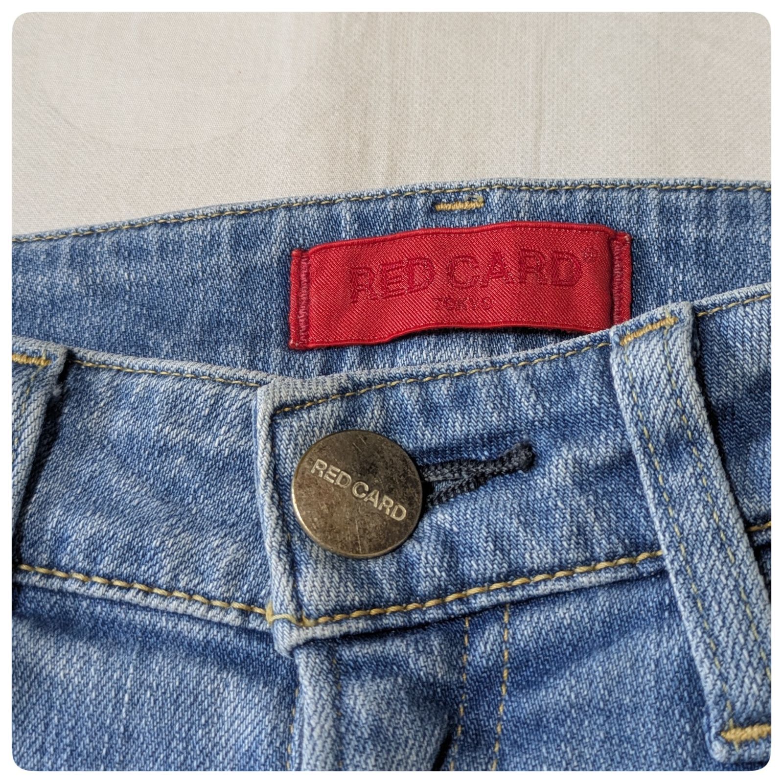 【新品】レッドカード　デニム 30th トゥモローランド　サイズ24 RED CARD TOKYO 30th Anniversary デニムパンツ