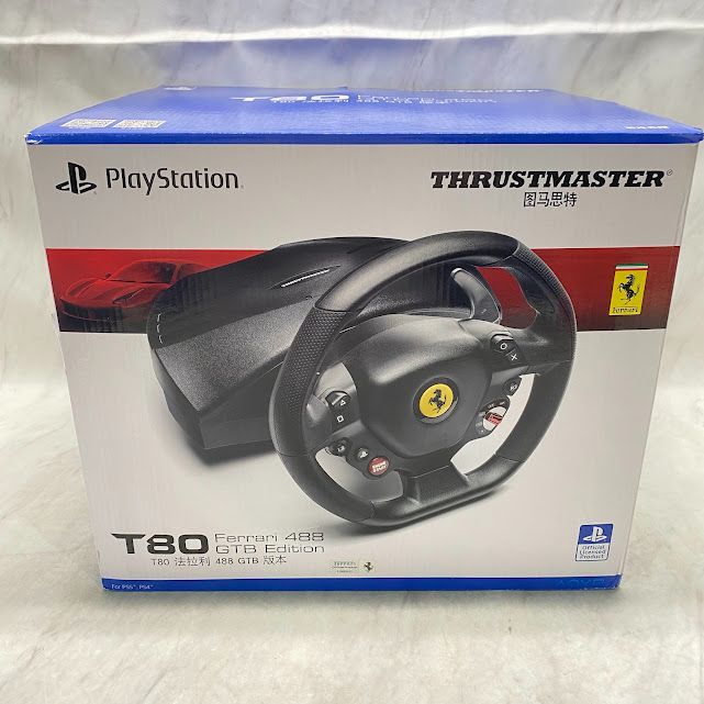 美品】Thrustmaster スラストマスター T80 Ferrari 488 GTB Edition K0913 1001ML012  0120240927102682 - メルカリ