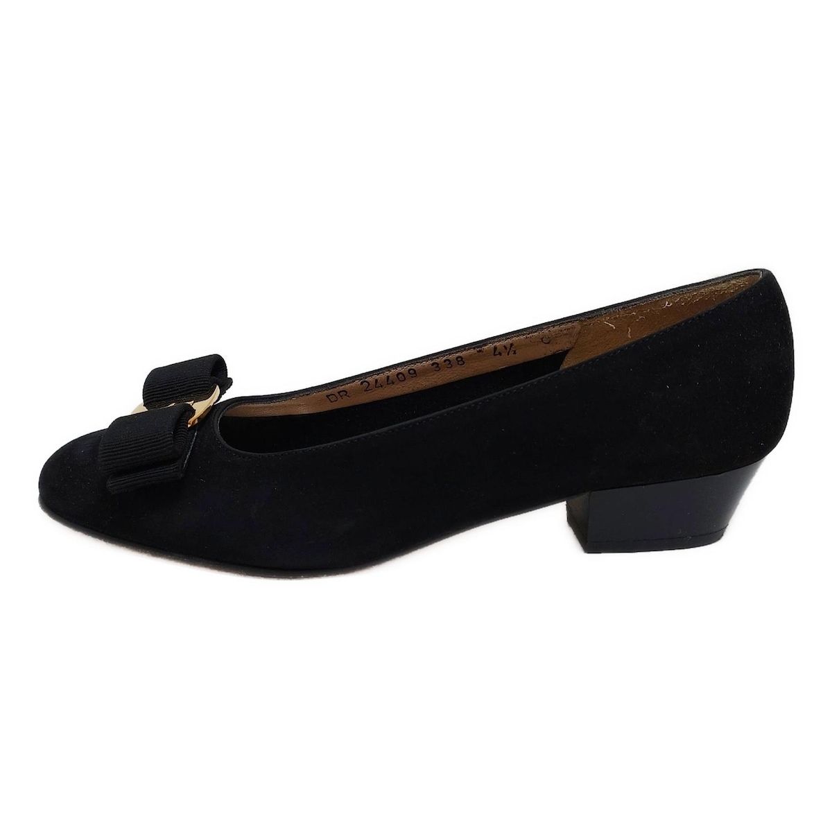 Salvatore Ferragamo フェラガモ パンプス　黒　23.4 箱 Salvatore Ferragamo - FERRAGAMO/SalvatoreFerragamo