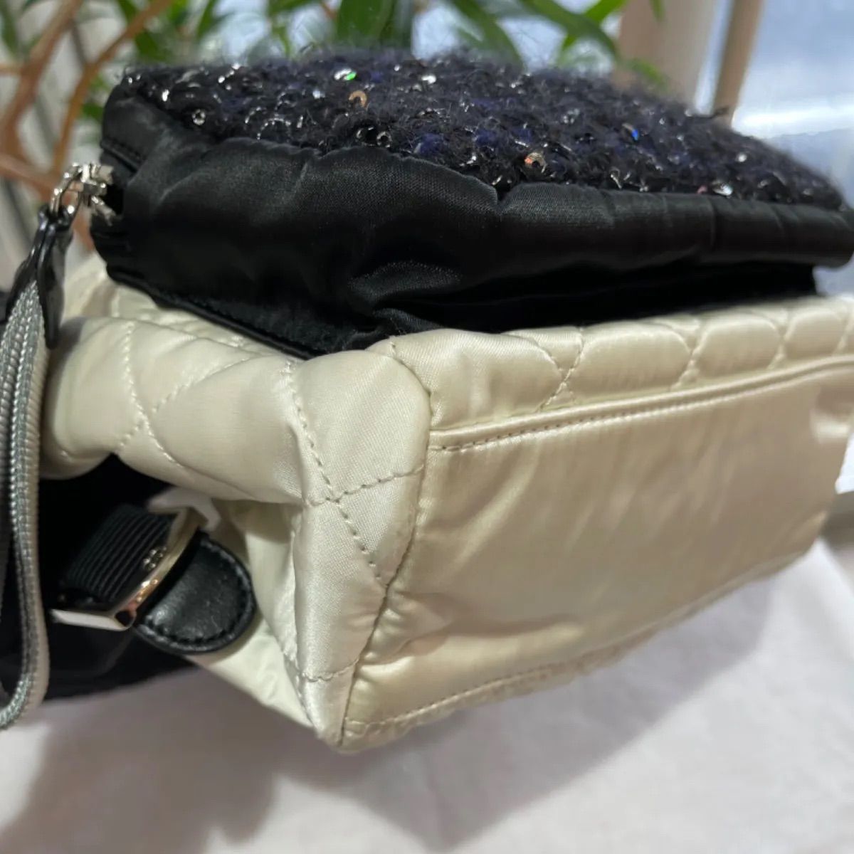 美品】CHANEL シャネル ココネージュ マトラッセ スパンコール バック 