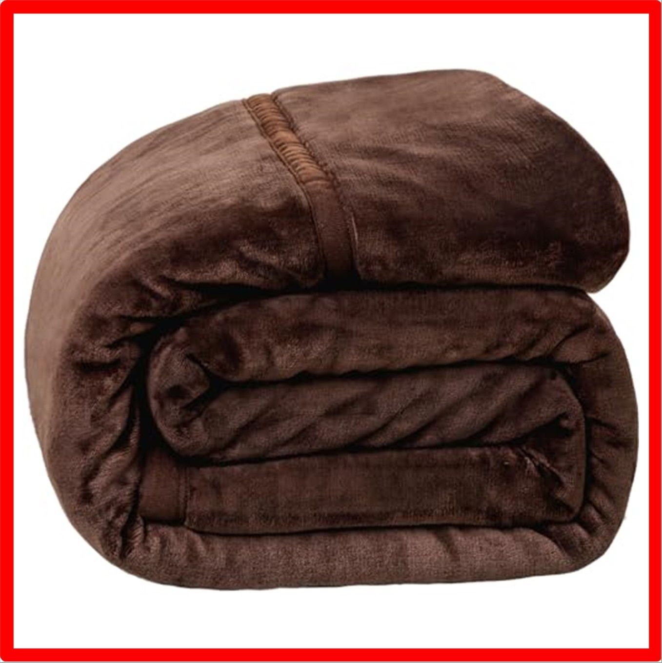 【匿名配送】ブラウン_140x200cm VK Living 毛布 二枚合わせ シングル 【至極の暖かさと肌触り】 あったか 厚手 掛け毛布 襟付き オールシー