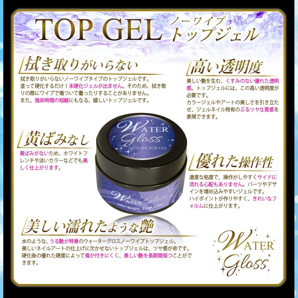 メルカリShops - ❗️密着するのにオフしやすいベース・ノンワイプ トップジェル：各15g