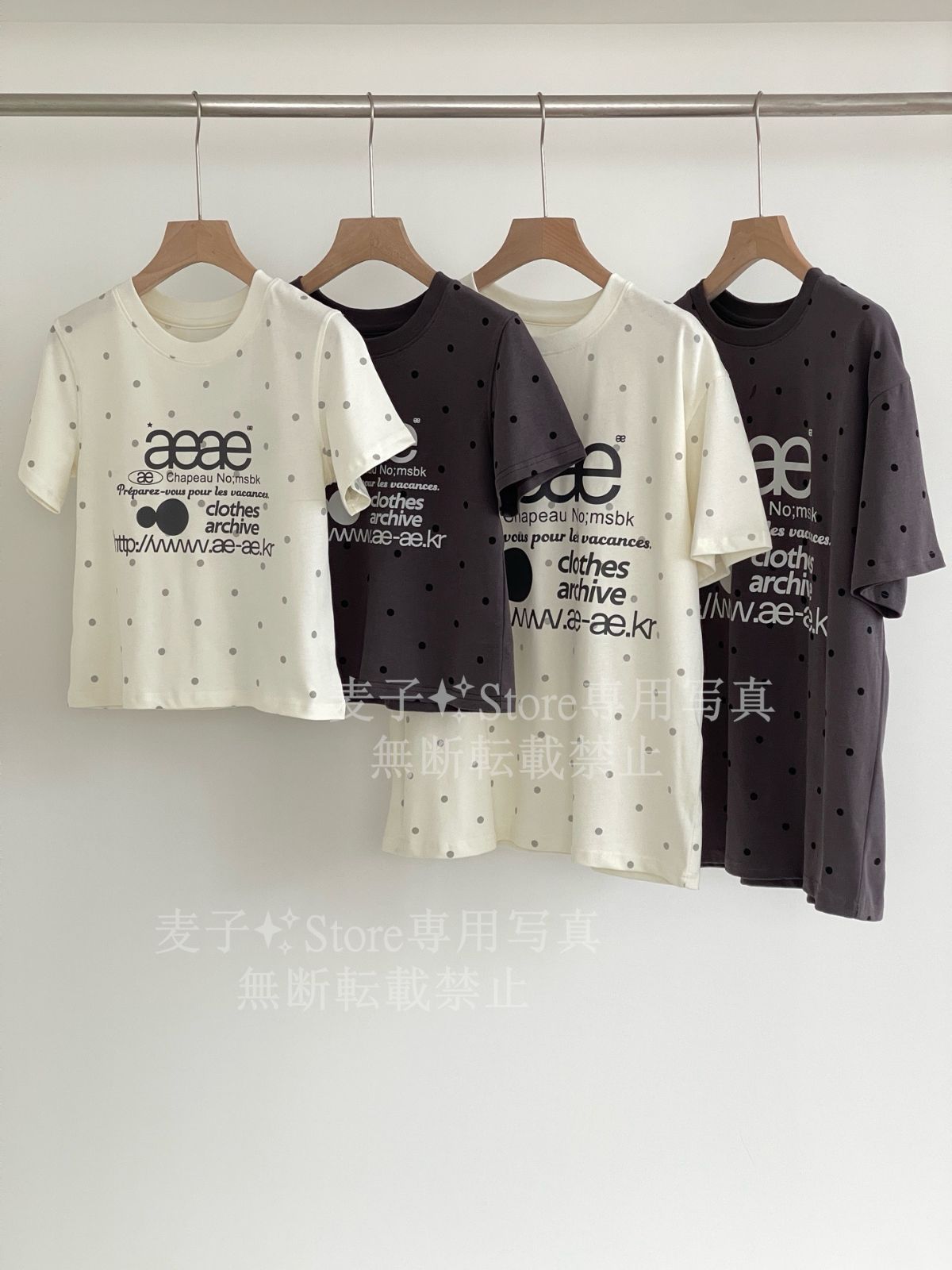 AEAE エーイーエーイー WEB LOGO DOT T-SHIRTS 人気 Tシャツ