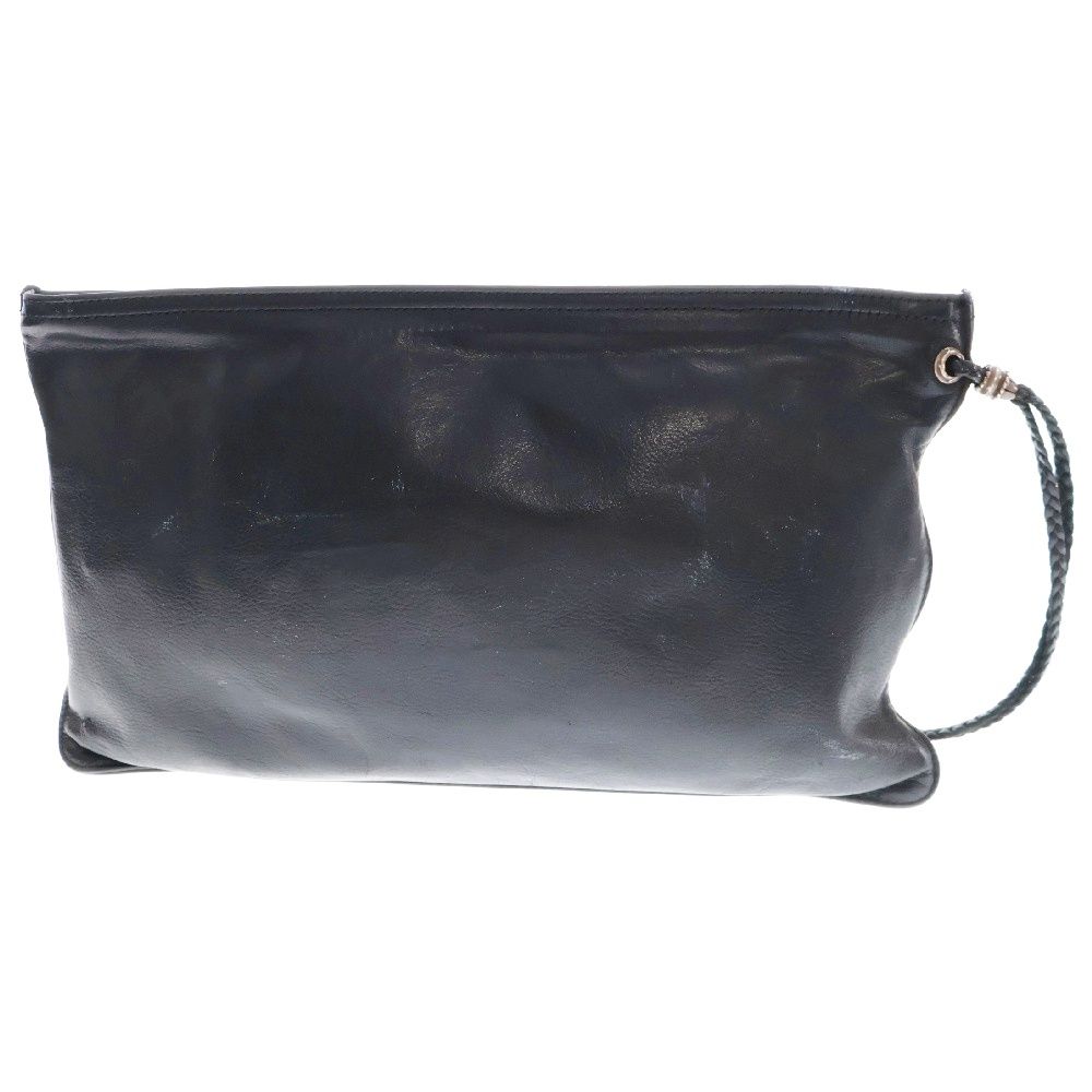 CHROME HEARTS (クロムハーツ) FLAT MED PLANE ストラップ付 レザー  