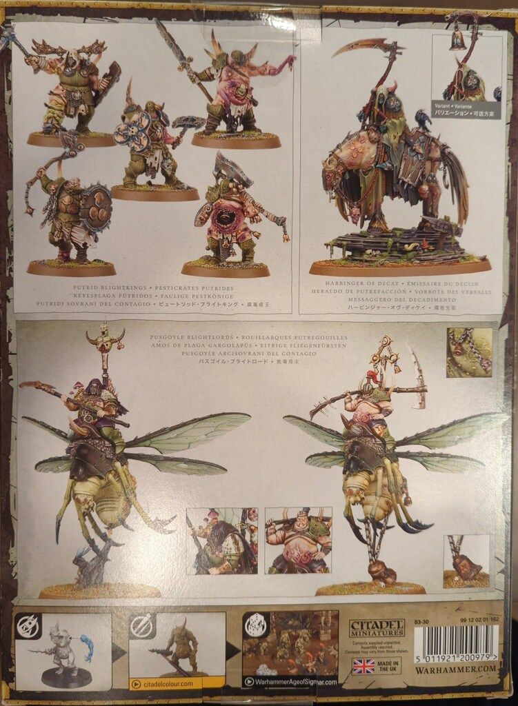 GAMES WORKSHOP WARHAMMER AGE OF SIGMAR MAGOGOTKIN OF NURGLE フルゴスの身震い団 Phulgoth’s Shudderhood