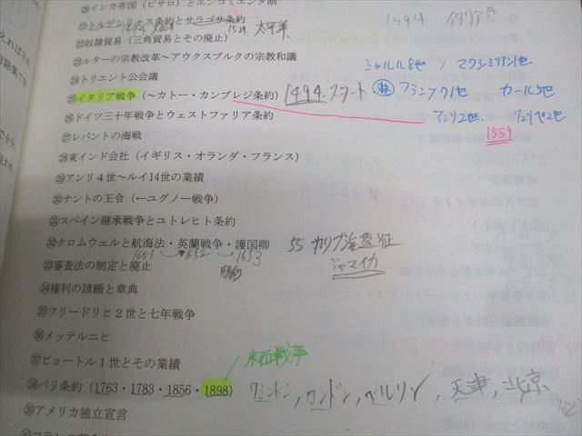 代々木ゼミナール 代ゼミ 早稲田大学 早大世界史予想問題演習