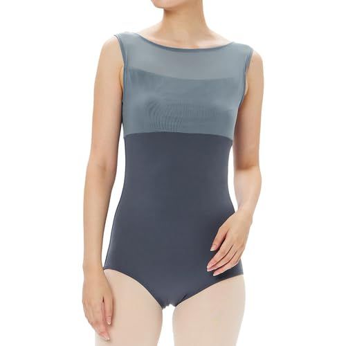 【新品・5営業日で発送】DANSKIN(ダンスキン) BACK_CROSS_LEOTARD (DA122101) 色 : クールN サイズ : M 