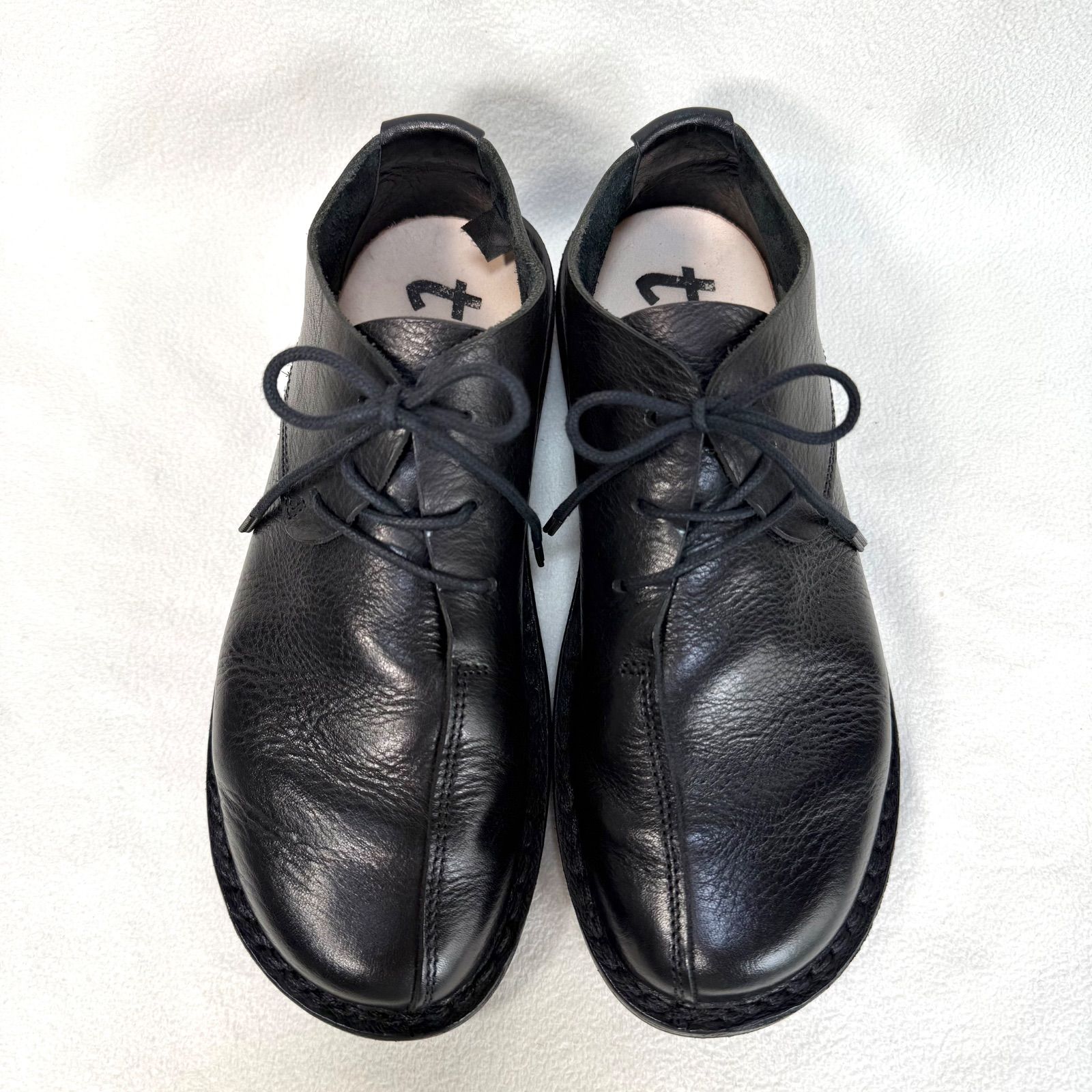 trippenレースアップブラックレザー ローファー 36 極美品✨トリッペン GANGSTER レースアップ レザー ブラック 36