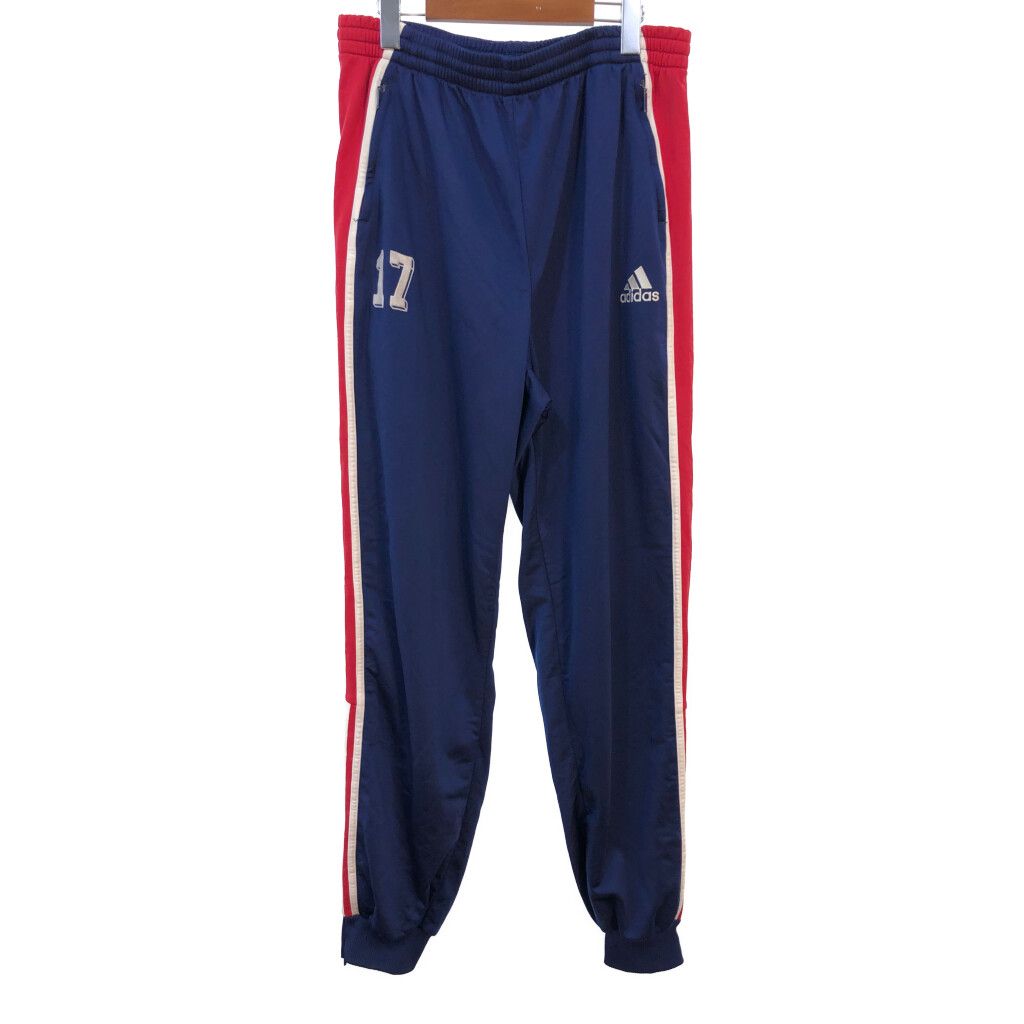 00年代 adidas アディダス トラック パンツ ネイビー (メンズ L) 中古 古着 R4844