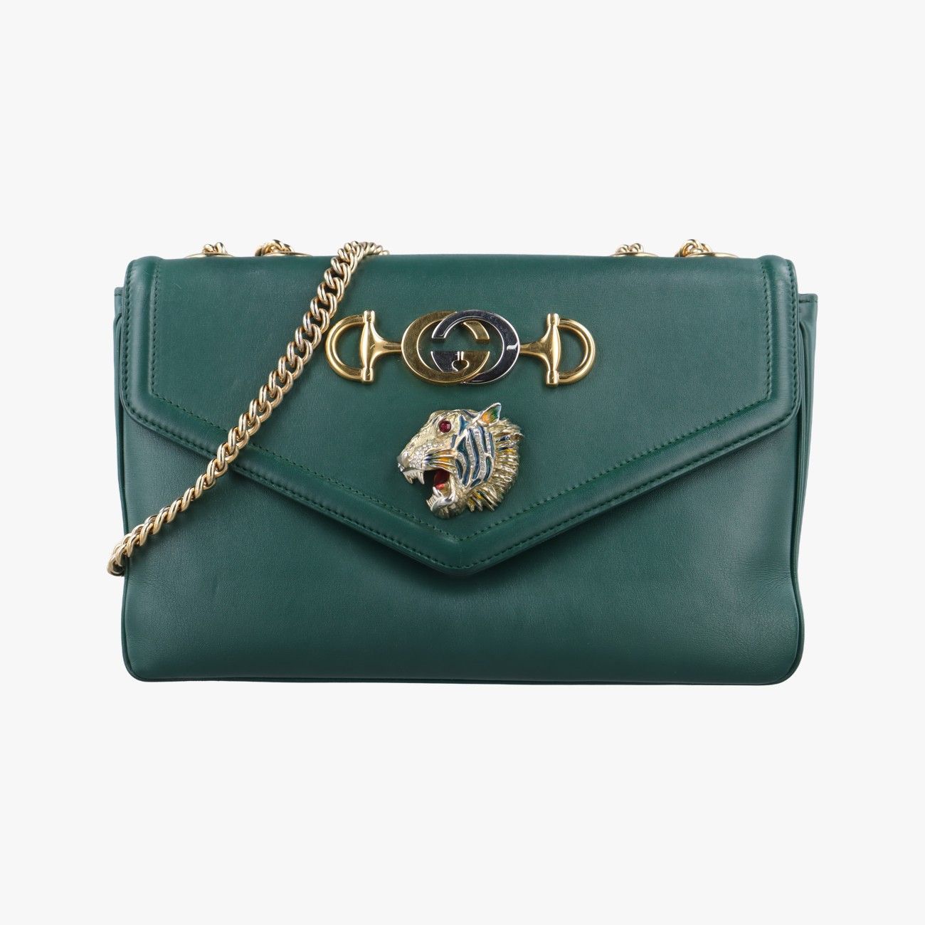 グッチGucciラジャグリーンレザー537241I025787195