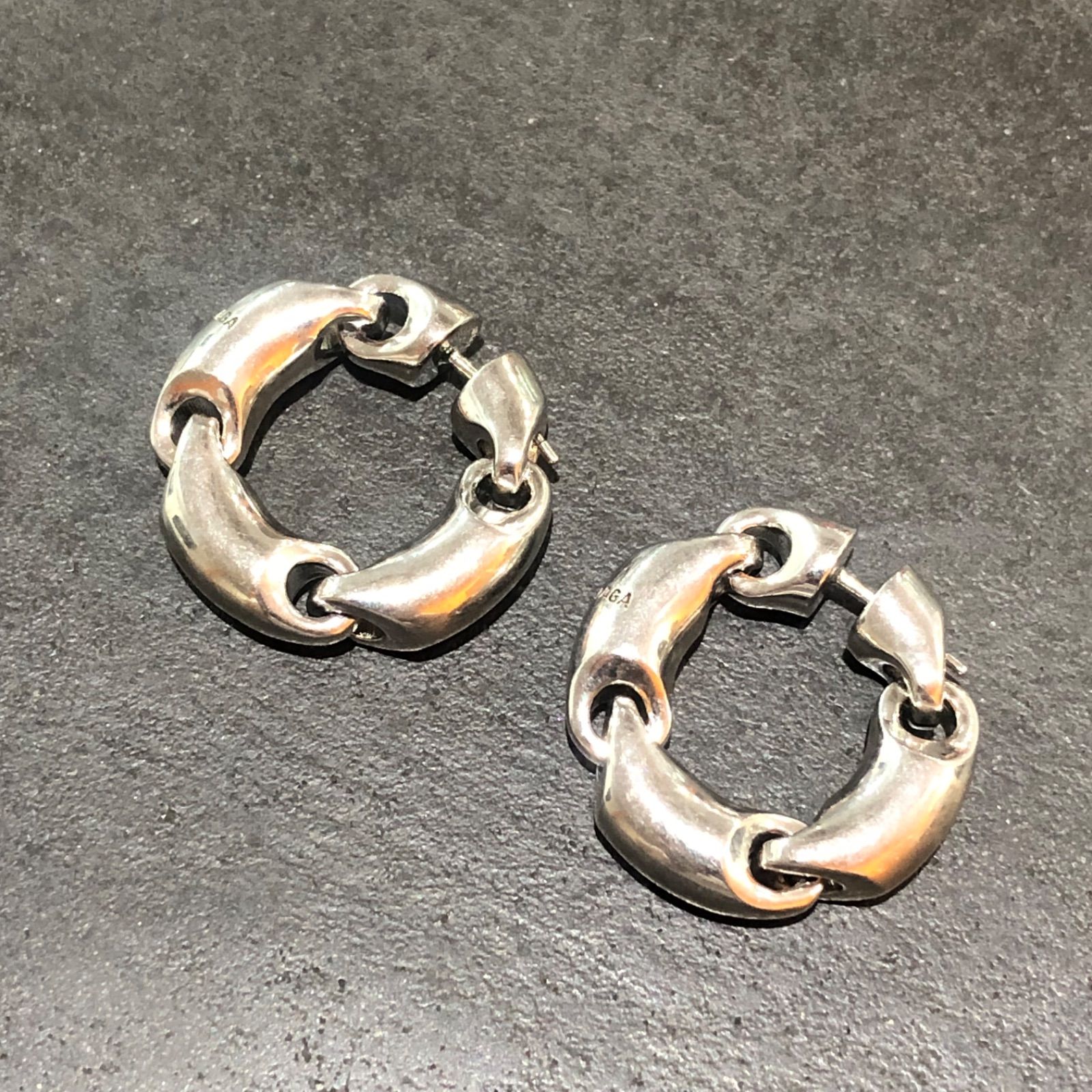 BALENCIAGA スクリューボルトピアス セット シルバー