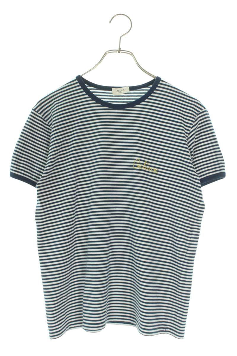 ロゴエンブロイダリーボーダーTシャツ