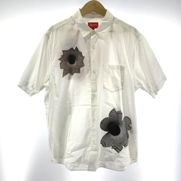 Supreme 22SS NATE LOWMAN 半袖シャツ ホワイト サイズL 19